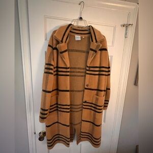 super soft knee length jacket